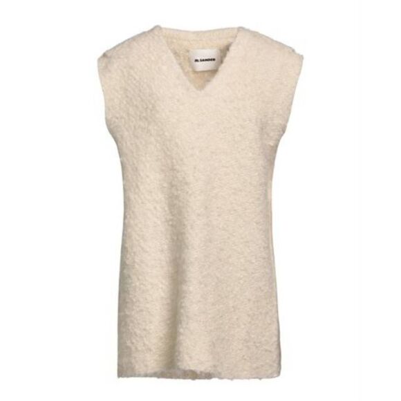 Simple Suzanne Betro white cream fluffy vest Size M - Picture 3 of 9